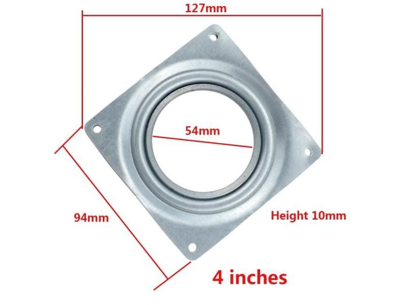 3/4 Inch Heavy Duty Lazy Bearing Turntable Boat Seat Swivel Plate Base 360 Carousel 1