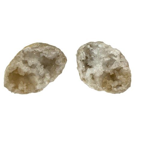 Geode Quartz Crystals Split 1.5-2.5 inches (pair) Carousel 2