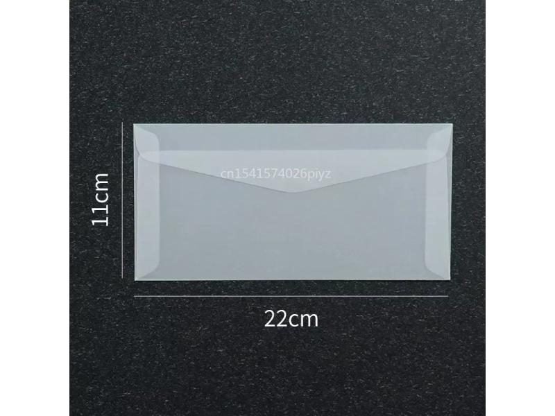 10pcs/lot Blank Translucent Envelope For Invitations Postcards European Giftbox Carousel 1