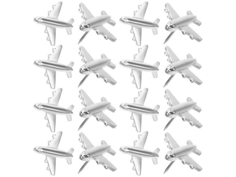 12pcs Bulletin Board Push Pin Photos Wall Maps Metal Decorative Pushpins Thumb Carousel 2