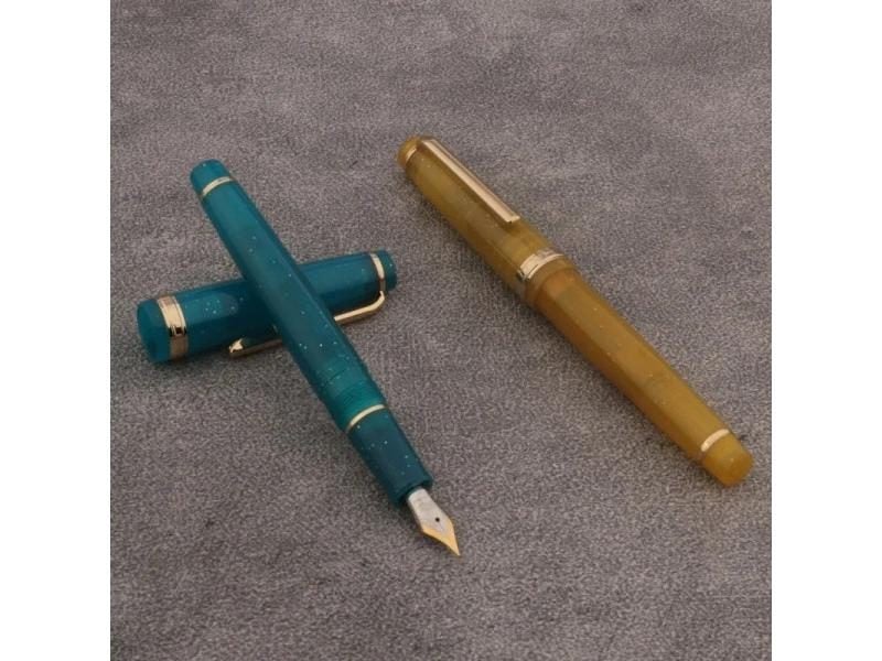 JINHAO 82 Fountain Pen Transparency Pen Spin Golden EF F M Nib Business Office Carousel 2
