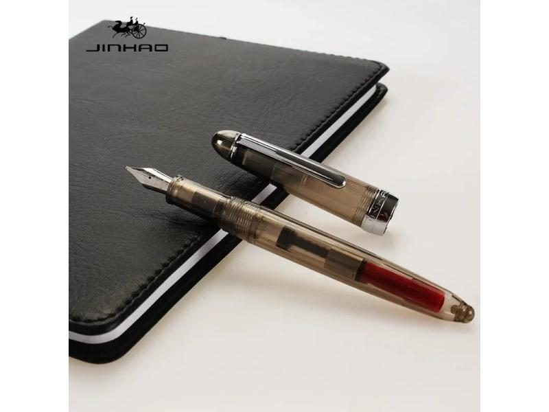 12 Colors For JINHAO 992 Fountain Pen 0.5mm Silver Clip Ink Pens Carousel 2