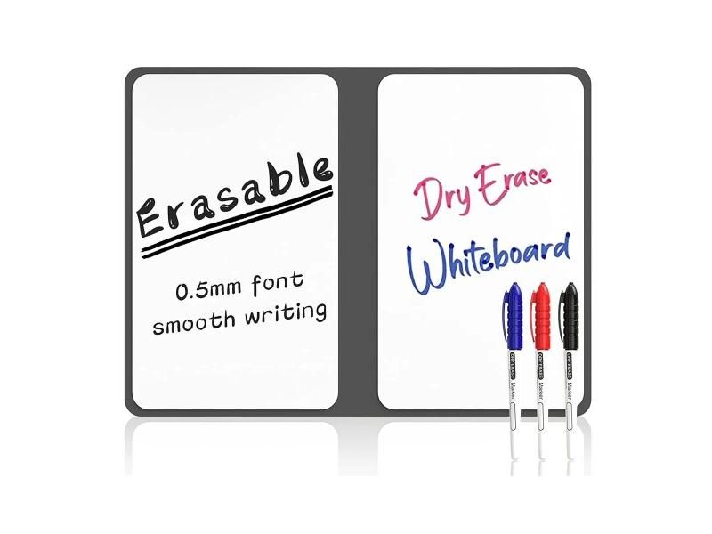 Dry Erase Whiteboard Notebook With Water Markers For Home Office School Carousel 2