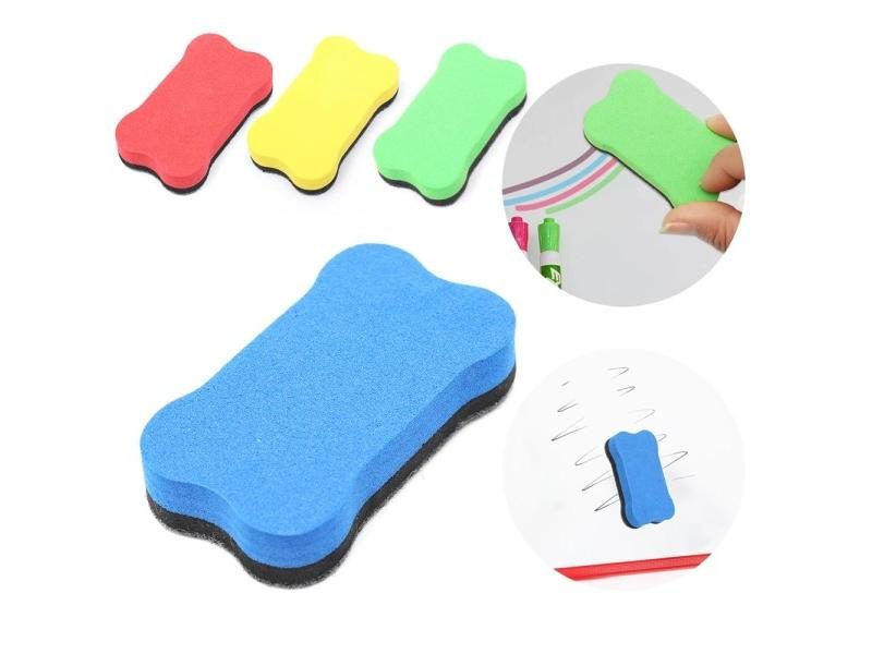 Magnetic Whiteboard Erasers For School Office Home Random Color Portable Carousel 2
