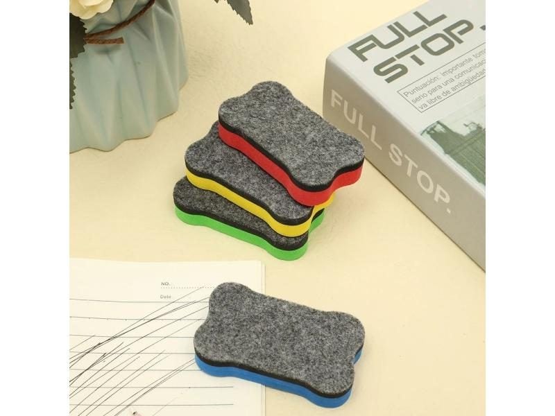 Magnetic Whiteboard Erasers For School Office Home Random Color Portable Carousel 1