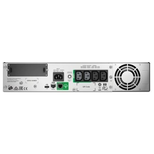APC Smart-UPS 1000VA (700W) 2U Rack Mount with Smart Connect. 230V Input/Output. Carousel 3