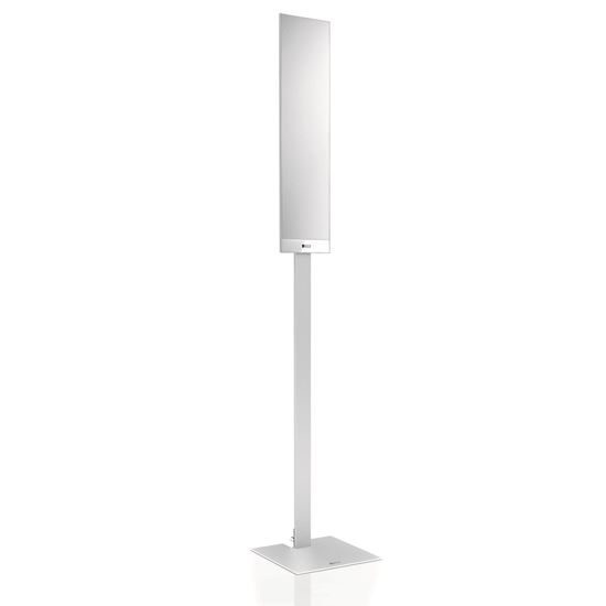 KEF Floor stand For T-Series Speakers. Colour Aluminium. SOLD AS PAIR Carousel 1
