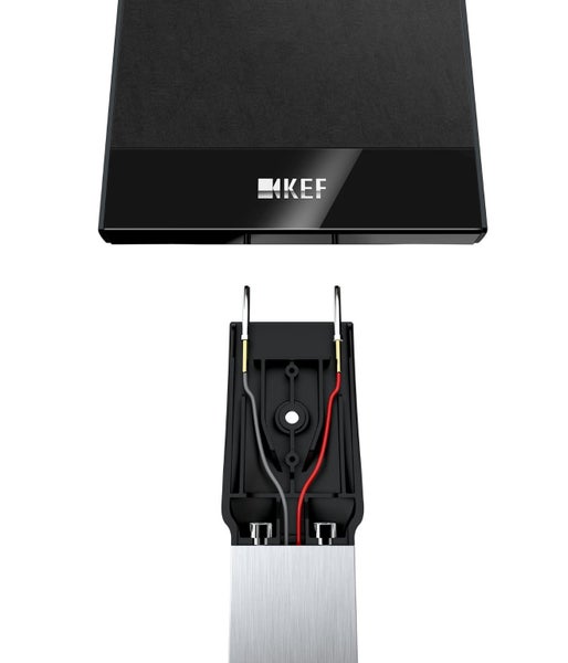 KEF Floor stand For T-Series Speakers. Colour Black. SOLD AS PAIR Carousel 2