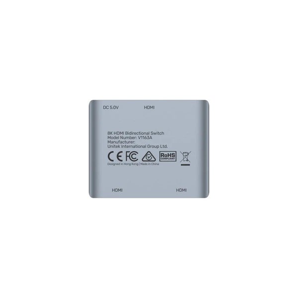 UNITEK HDMI Bi-directional Switch. Supports up to 8K@60Hz UHD. Supports 2-in-1-O Carousel 6