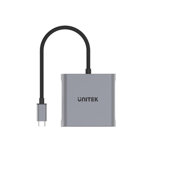 UNITEK USB-C to Dual DisplayPort 8K Adapter with MST. Supports 8K@60Hz or 4K@120 Carousel 2