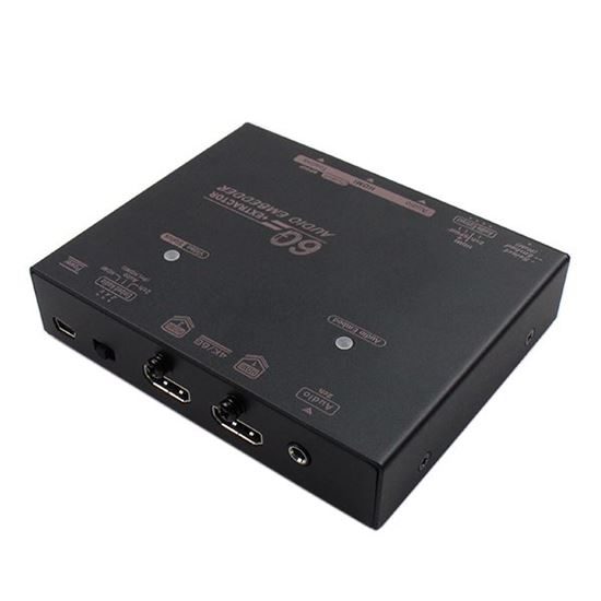 REXTRON 4K HDMI Audio Embedder / Audio Extractor (2 in 1). Allows Users to Mix & Carousel 1