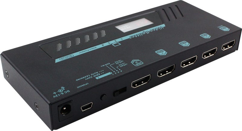REXTRON 1 in 4 Out 18G HDMI 2.0 Splitter. Supports Ultra-HD Resolution up to 4K@ Carousel 4