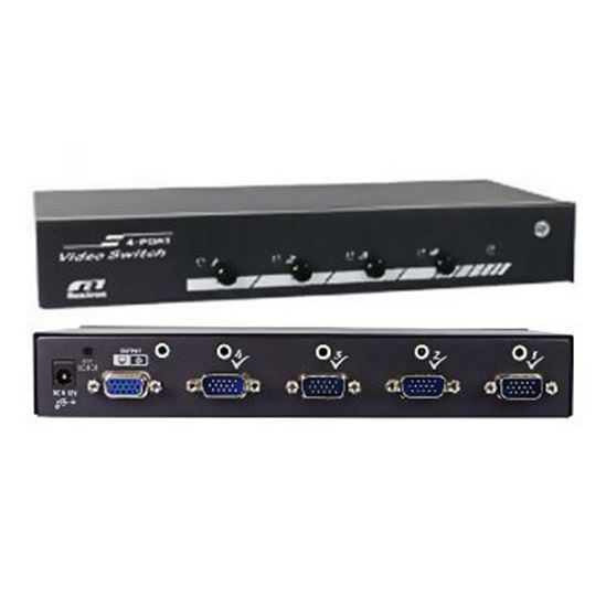 REXTRON 4 port VGA Switch with Audio & Serial Control **Remote Control Optional Carousel 1