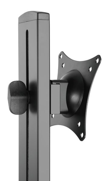 BRATECK 17-32" Wall Mount Single Monitor Gas Spring Sit-Stand Workstation. Foldi Carousel 10