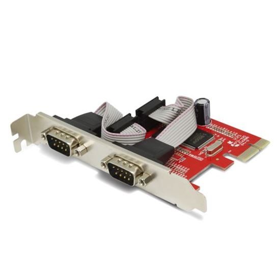 UNITEK 2 Port Serial PCI-E Card Includes Low Profile Brackets. Carousel 1