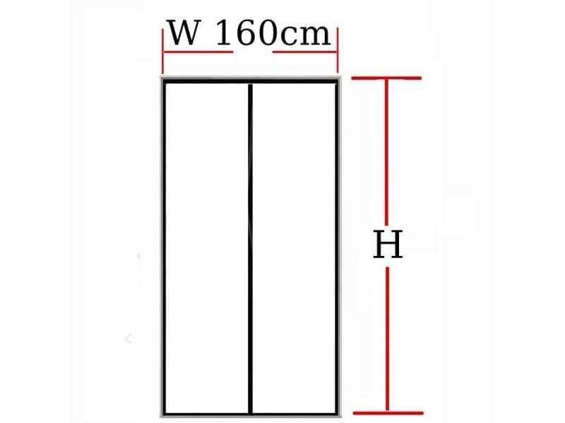 Magnetic Anti Mosquito Net Door Curtain Screen Mesh Automatic Closing Full Carousel 1