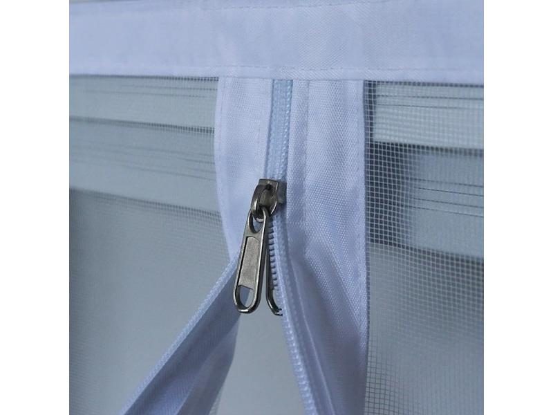 DTGJ Mosquito Net Window With Zipper White Door Screen Custom Size Mesh Tulle Carousel 2