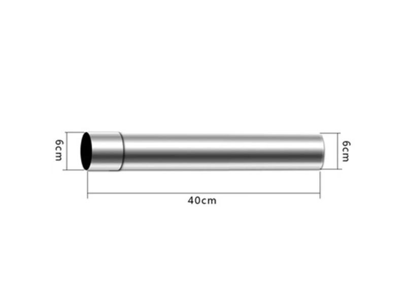 2.3in Stainless Steel Stove Pipe Chimney Flue Liner Rigid Multi Fuel 20-40cm Carousel 1