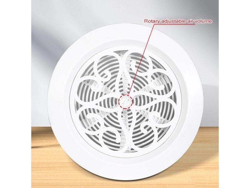 75-200mm ABS Wall Ceiling Air Vent Ducting Ventilation Exhaust Grille Cover Carousel 1