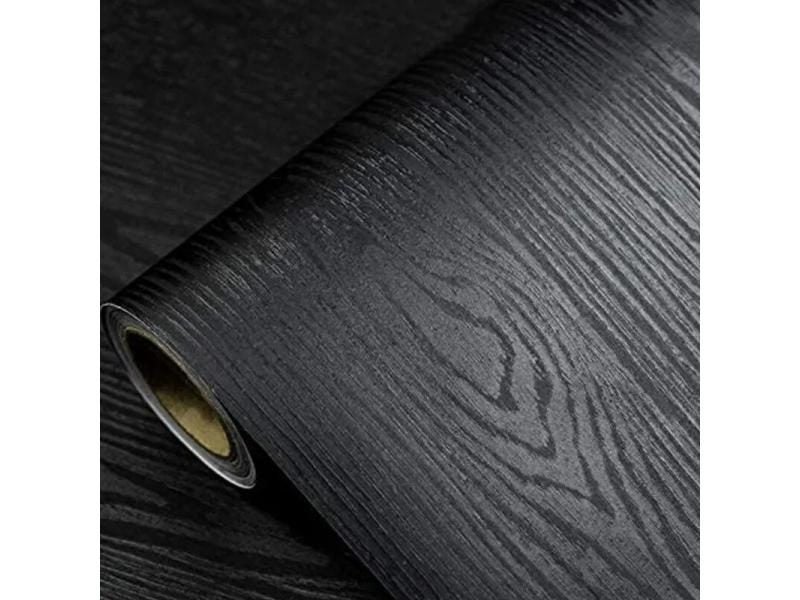 Wokhome Wood Self-Adhesive Wallpaper Roll Countertop Furniture Kitchen Wall Carousel 2