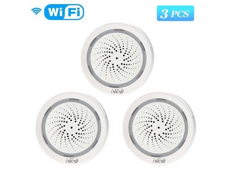 Tuya Smart Life Wireless WiFi Siren Alarm Sensor Sound And Light Alarm Siren Carousel 1
