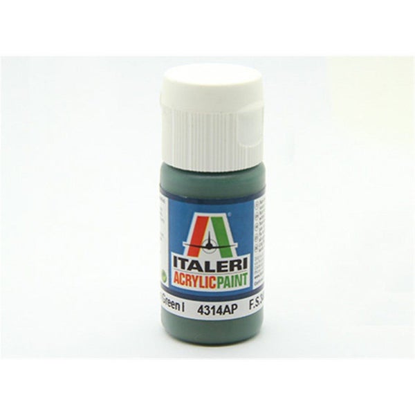 Vallejo by Italeri 4314 Paint FLAT MEDIUM GREEN(I) Carousel 1