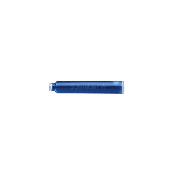 Schneider Fountain Pen Ink Cartridge Royal Blue Box 6 pieces S6603 Carousel 1