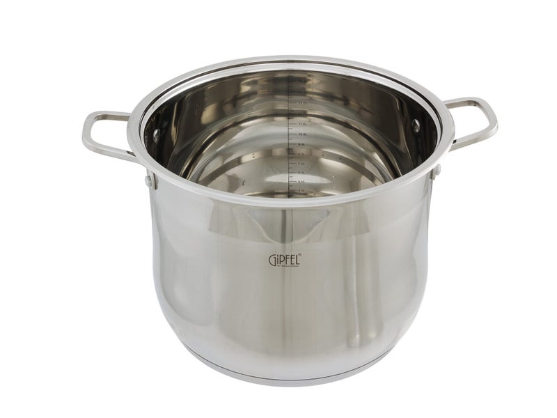 30cm Stainless Steel Stock Pot with Lid - 16L - All Stoves & Induction Carousel 2