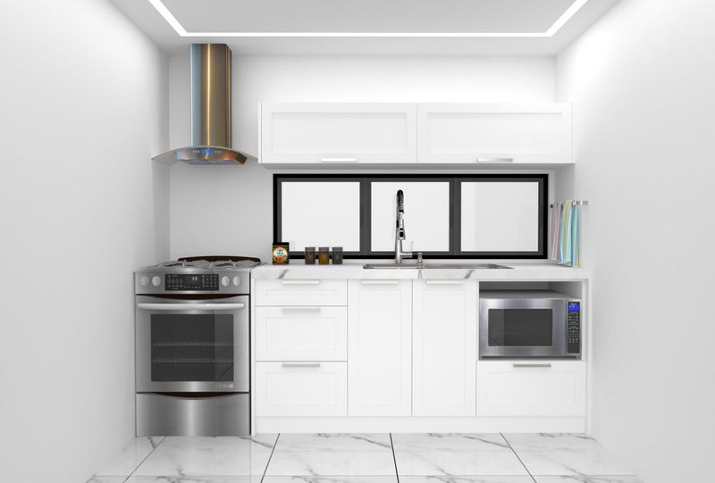 2 Pot Lacquer Italian Made Kitchenette with Soft Close hardware Carousel 1