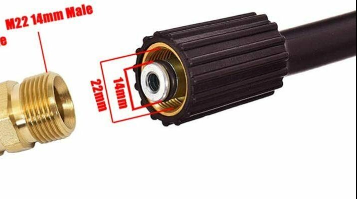 Heavy Duty Pressure Washer Hose 7000 PSI M22 15M Carousel 4