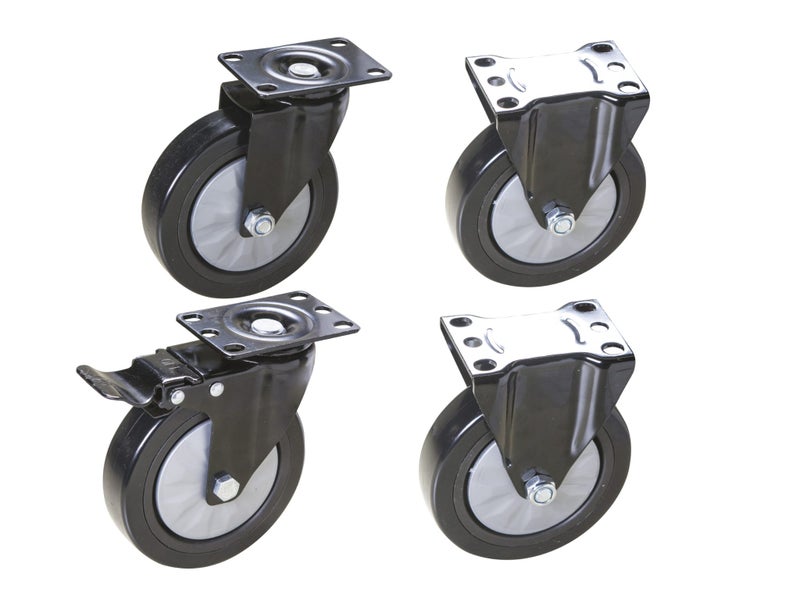 Pack of 4 - Cabinet wheels Carousel 1