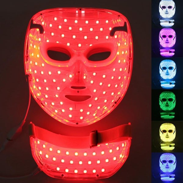 Photon Rejuvenation Facial Neck Mask LED Photon Therapy 7-color Phototherapy Carousel 2