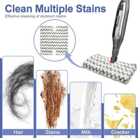 Steam Mop Cloth Cover Microfiber Mop Head Carousel 1