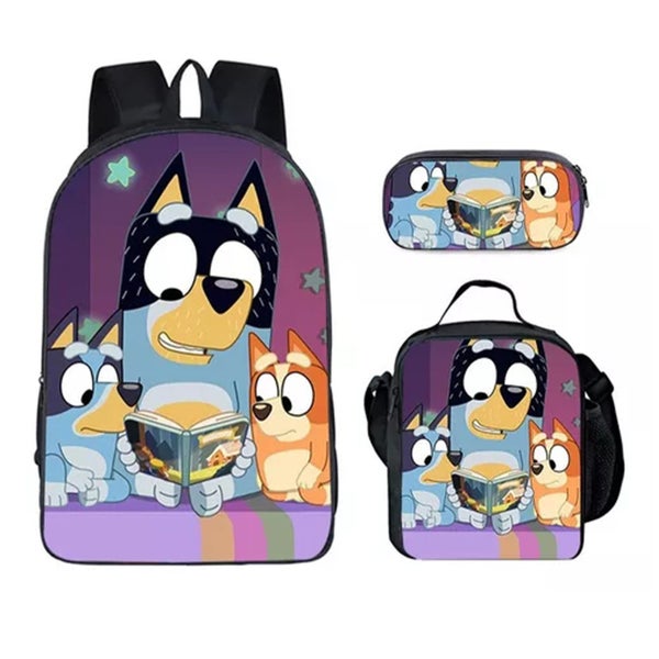School Bag For Primary And Secondary School Students Three-Piece Set Carousel 1