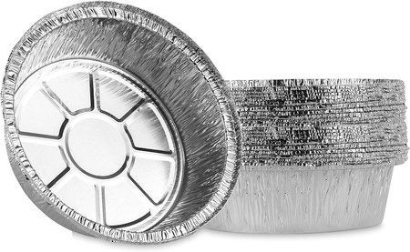 6 Inch Round Tin Aluminum Foil Baking Cake Pans 30 Pack Carousel 1