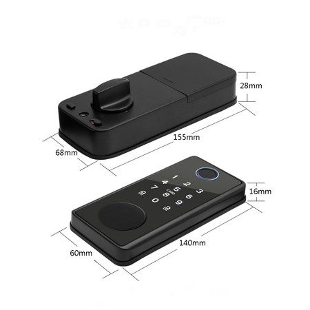 Smart Deadbolt Fingerprint Door Lock Password Keyless Carousel 6