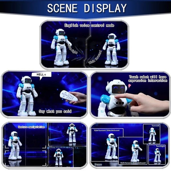 Smart Remote Control Robot Toys, RC Programming,Kids Birthday Gift Carousel 1