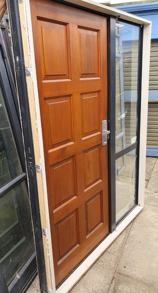 Grey Friars Entranceway Door with Wooden Leaf 2050 H x 1600 W #ED015 Carousel 2