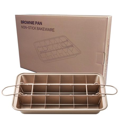 Brownie Pan with Dividers Cutter Cake Mold Baking Mould Carousel 6