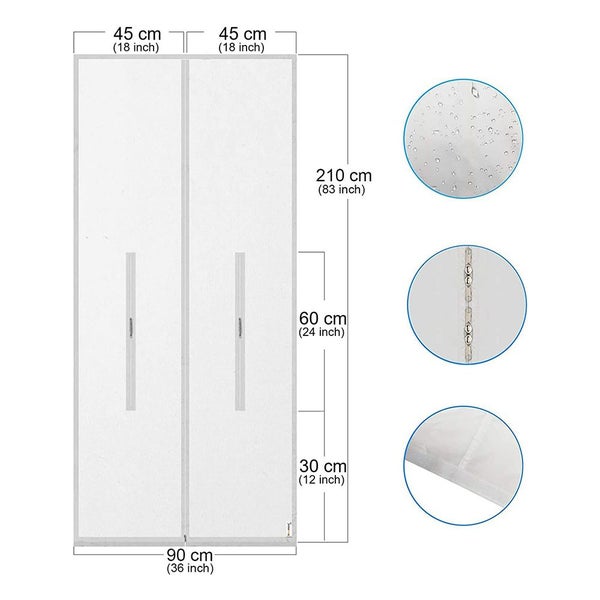 210 x 90 cm Zipper Screen Door Seal Carousel 2