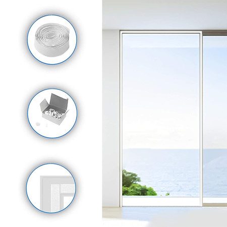 210 x 90 cm Zipper Screen Door Seal Carousel 1