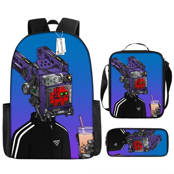 School Bag For Primary And Secondary School Students Three-Piece Set Carousel 1