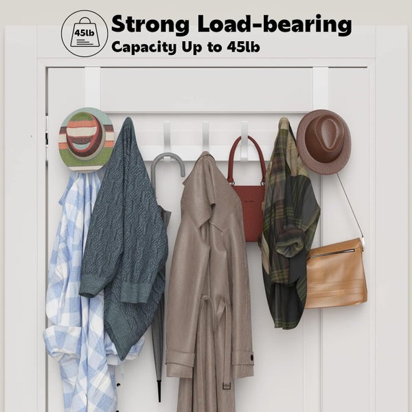 Stainless Steel Door Hanger Towel Hook Rack Carousel 2