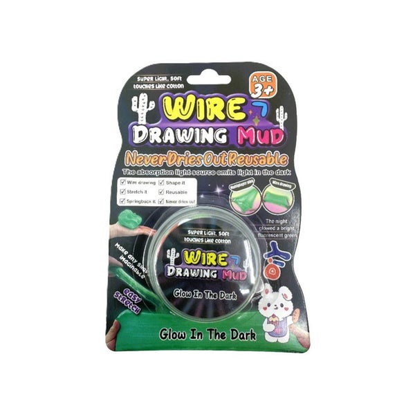 Wire Drawing Mud Putty (364) - Glow In The Dark Carousel 1