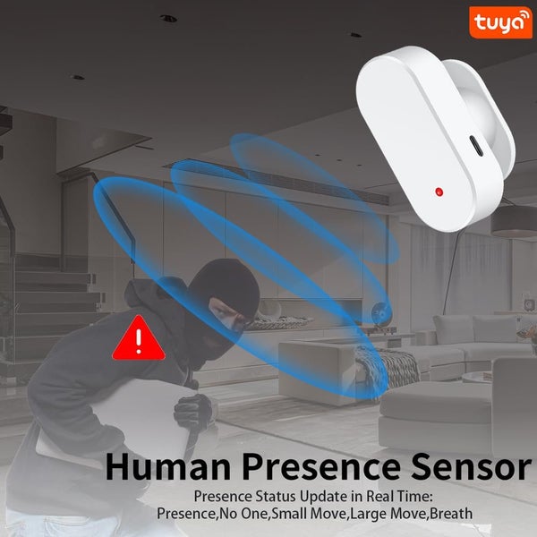 MmWave Human Presence Sensor,Tuya WiFi Millimeter Radar Wave Presence Detector Carousel 2