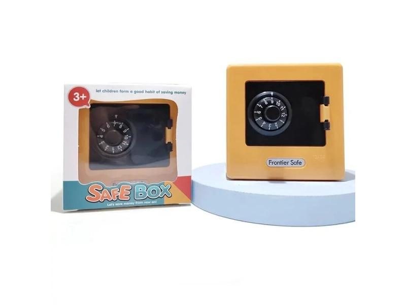 Mini Bank Money Box Retro Atm Rotating Password Cash Coins Saving Box Bank Safe Carousel 1
