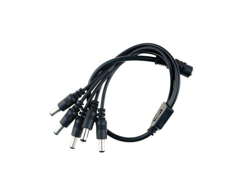 DC Power Jack 5.5x2.1mm DC Power Cable 1 Female To 2 3 4 5 6 8 Male Plug Carousel 1