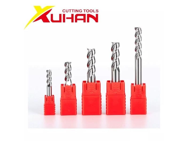 HRC55 Woodworking Tools Straight Flutes Cnc Carbide End Mill Aluminum Copper Carousel 1