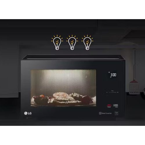 LG NeoChef smart inverter 1200W 42L microwave black Carousel 2