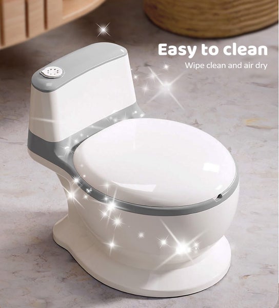 Bopeep Potty Training Seat Kids Safety Toilet Trainer Toddler Non-Slip Grey Carousel 10